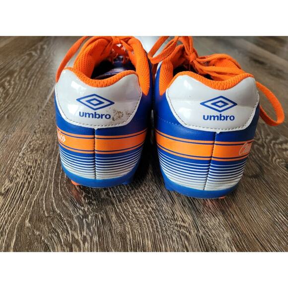 Umbro Men's Soccer Outdoor‎ Cleats Blue Orange size 12 #3 - Picture 4 of 6